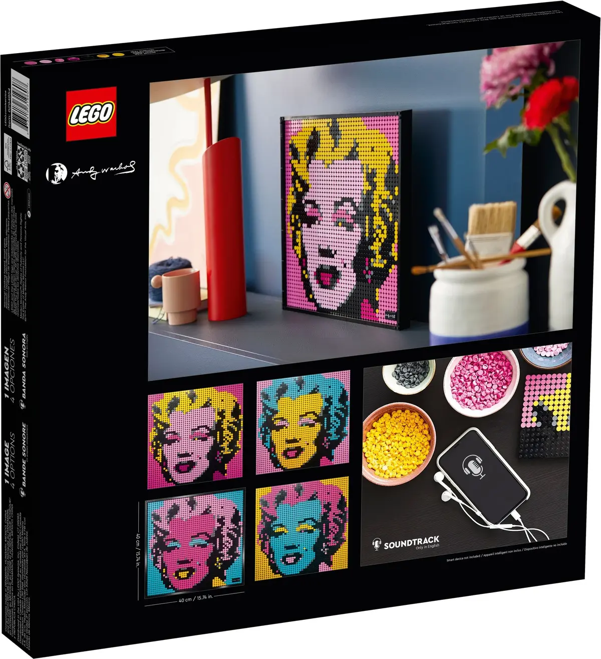 LEGO Art 31197 Andy Warhol's Marilyn Monroe set, image 16