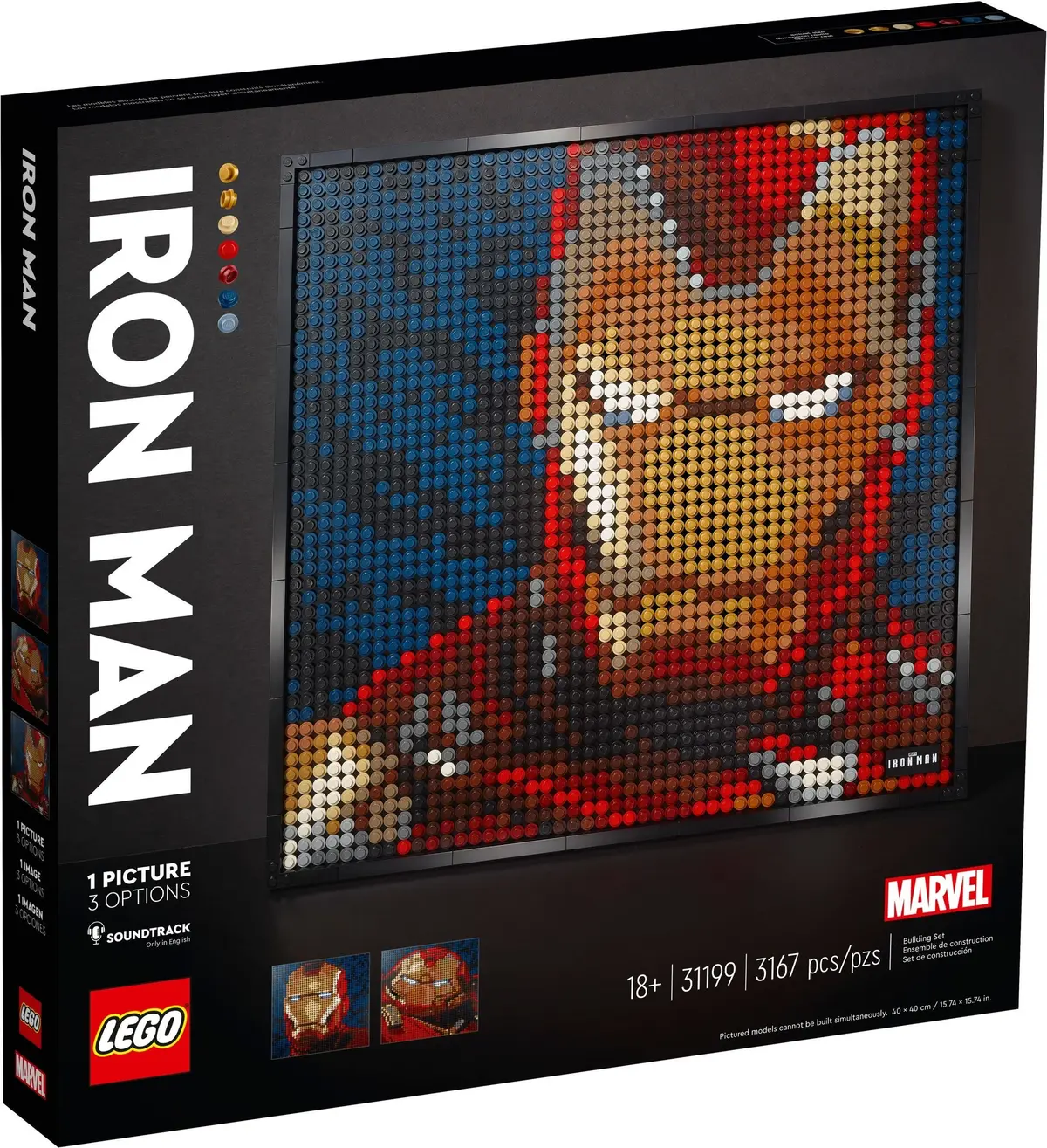 LEGO Art 31199 Marvel Studios Iron Man set, image 2