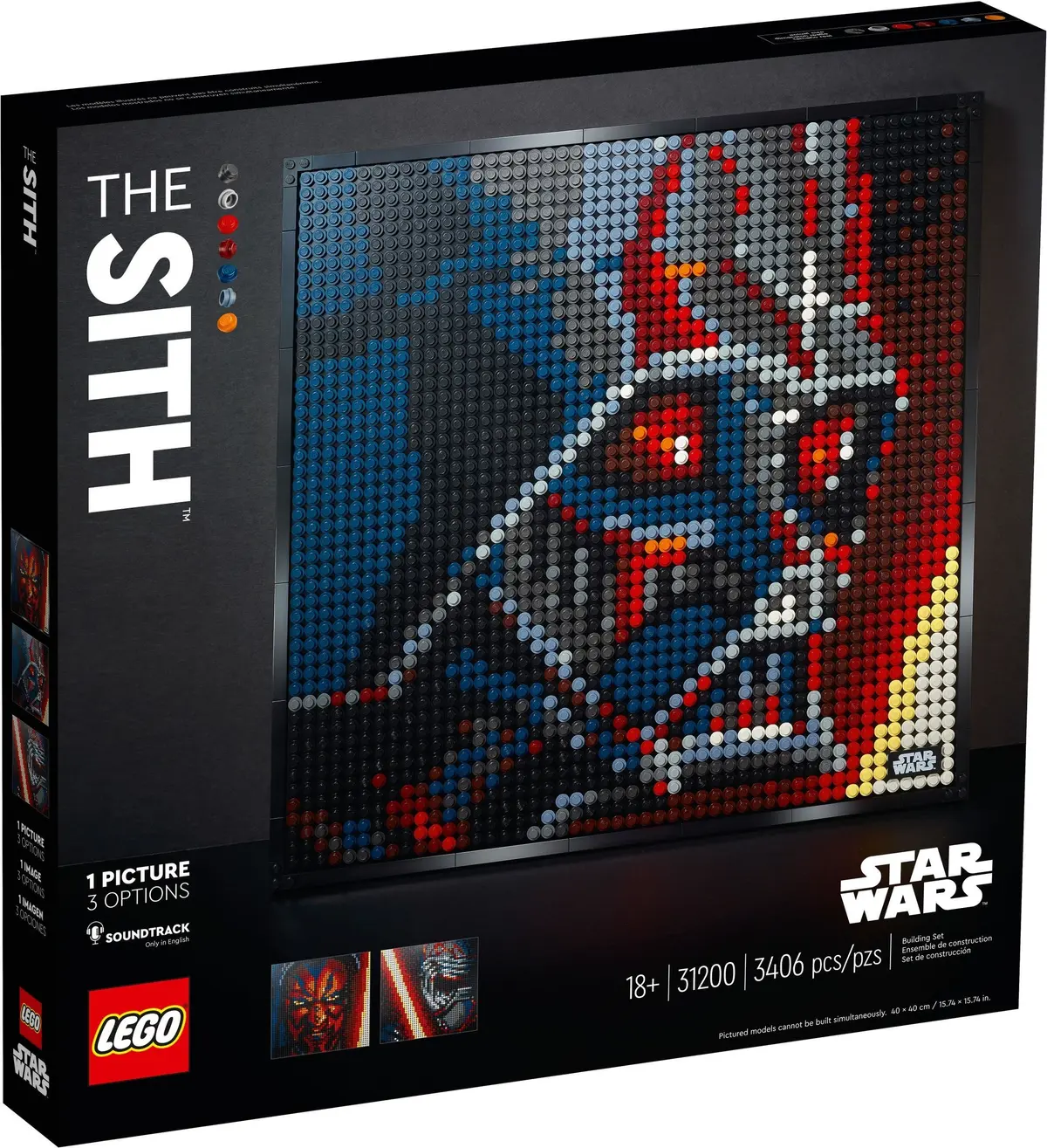 LEGO Art 31200 Star Wars The Sith set, image 2