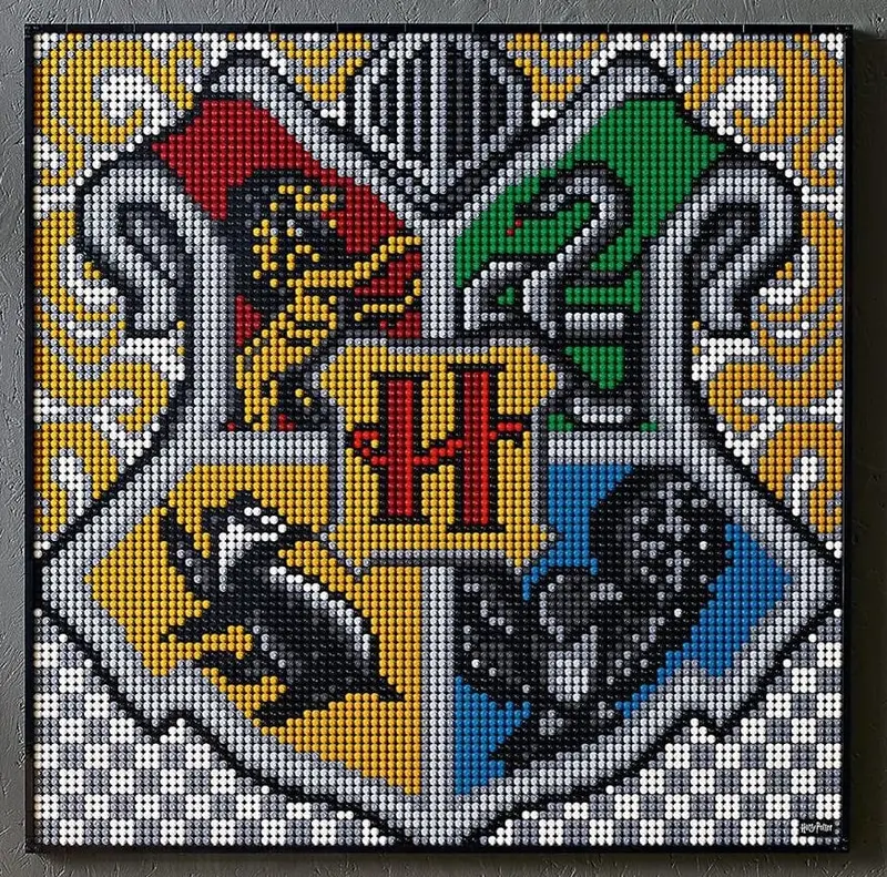 LEGO Art 31201 Harry Potter Hogwarts Crests set, image 24