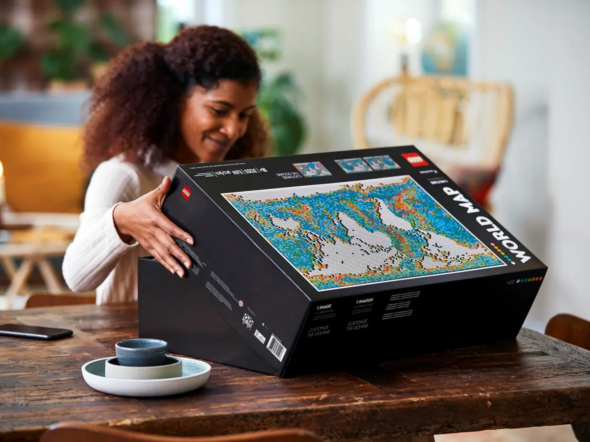 LEGO Art 31203 World Map set, image 20