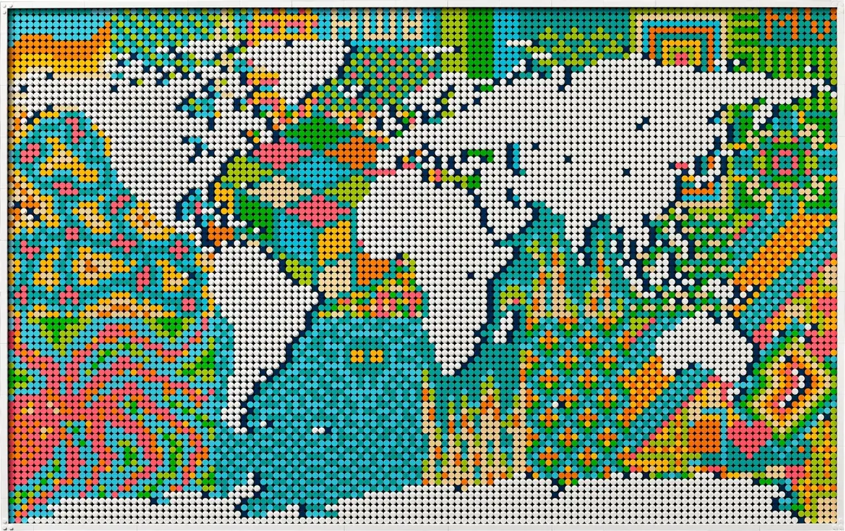 LEGO Art 31203 World Map set, image 13