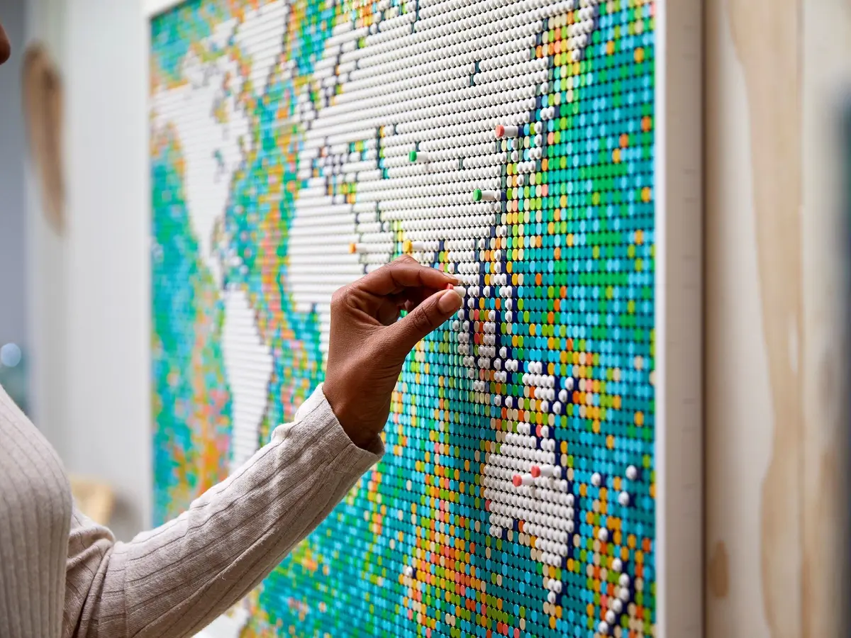 LEGO Art 31203 World Map set, image 8