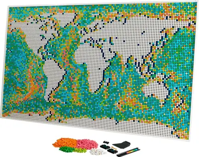 LEGO Art 31203 World Map set