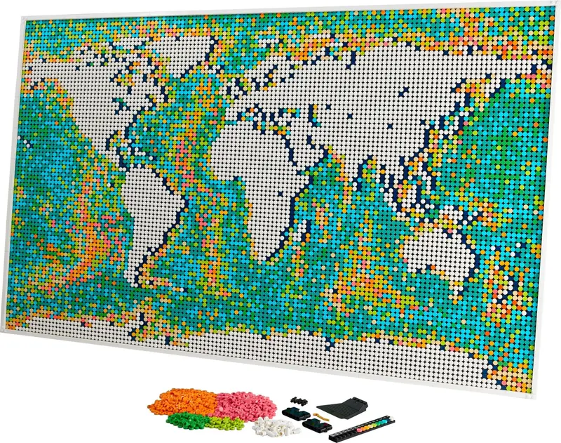 LEGO Art 31203 World Map set