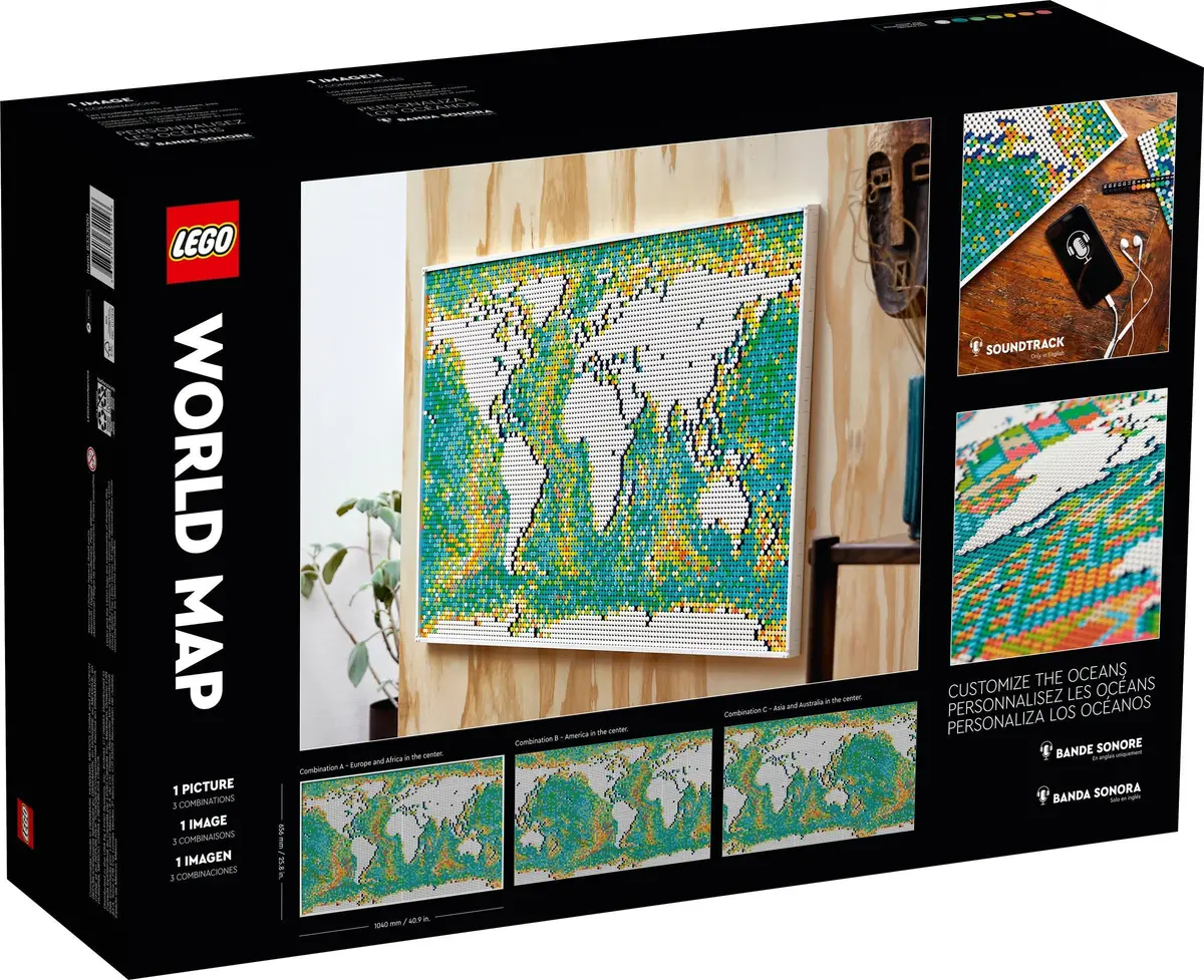 LEGO Art 31203 World Map set, image 19