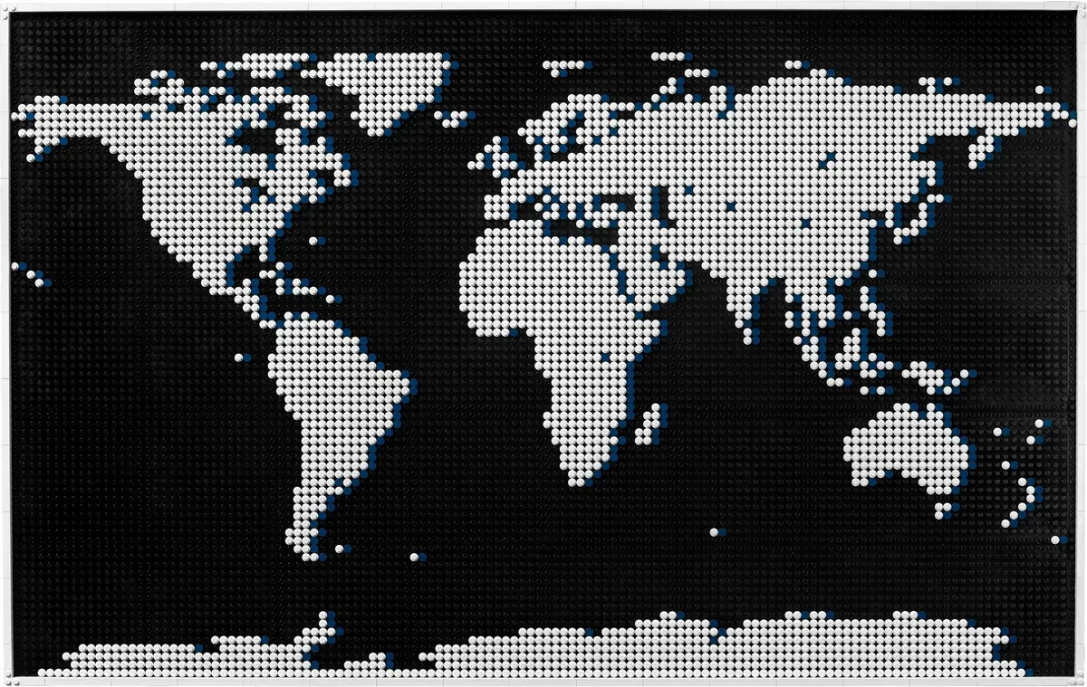LEGO Art 31203 World Map set, image 15