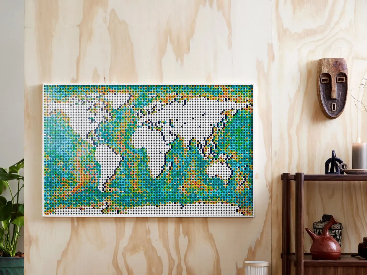 LEGO Art 31203 World Map set, image 9