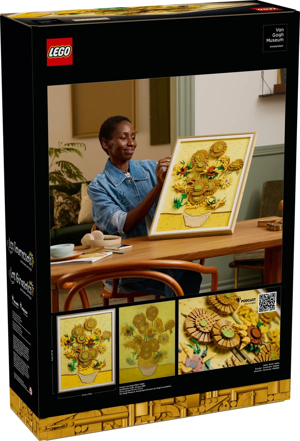 LEGO Art 31215 Vincent van Gogh – Sunflowers set, image 2
