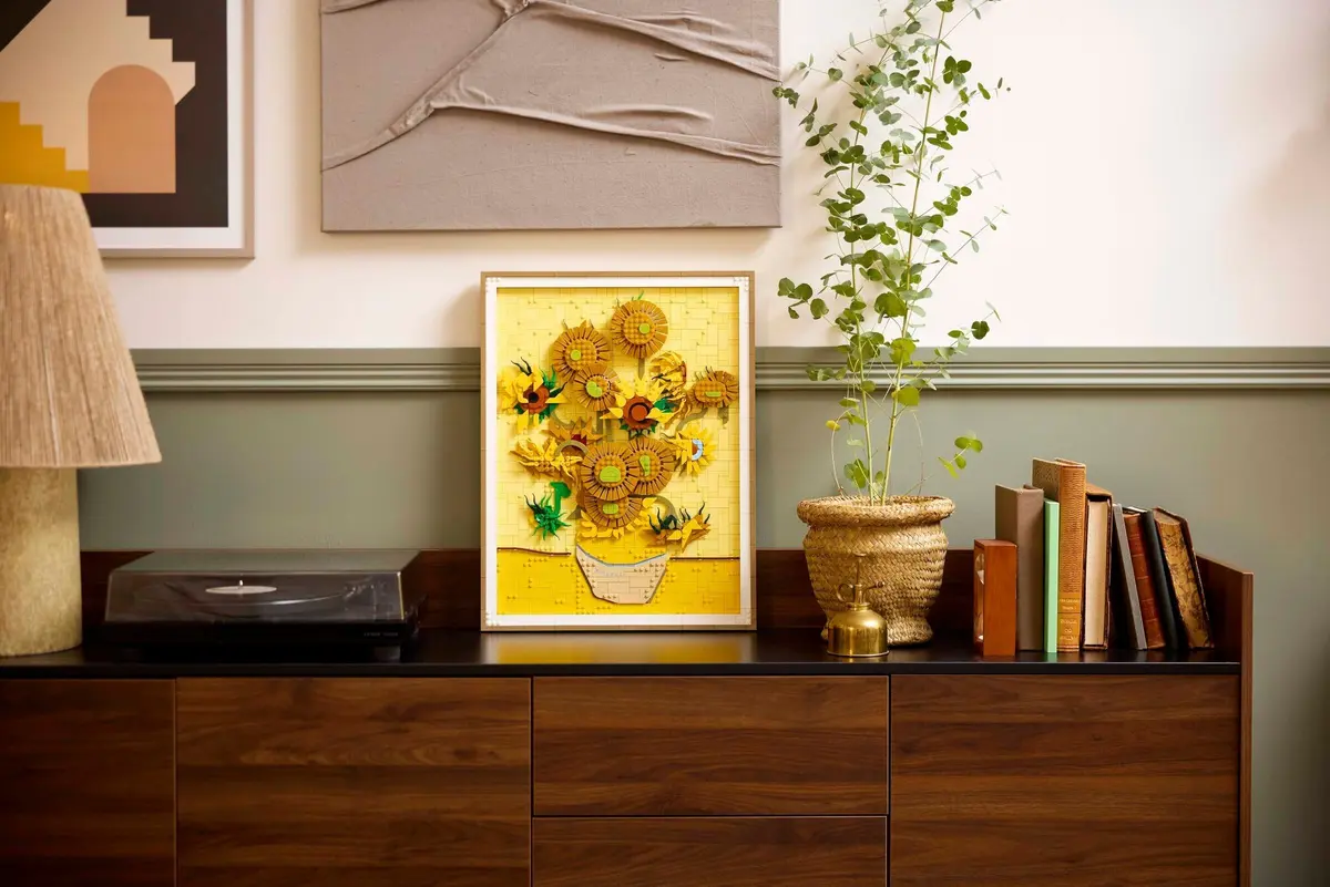 LEGO Art 31215 Vincent van Gogh – Sunflowers set, image 7