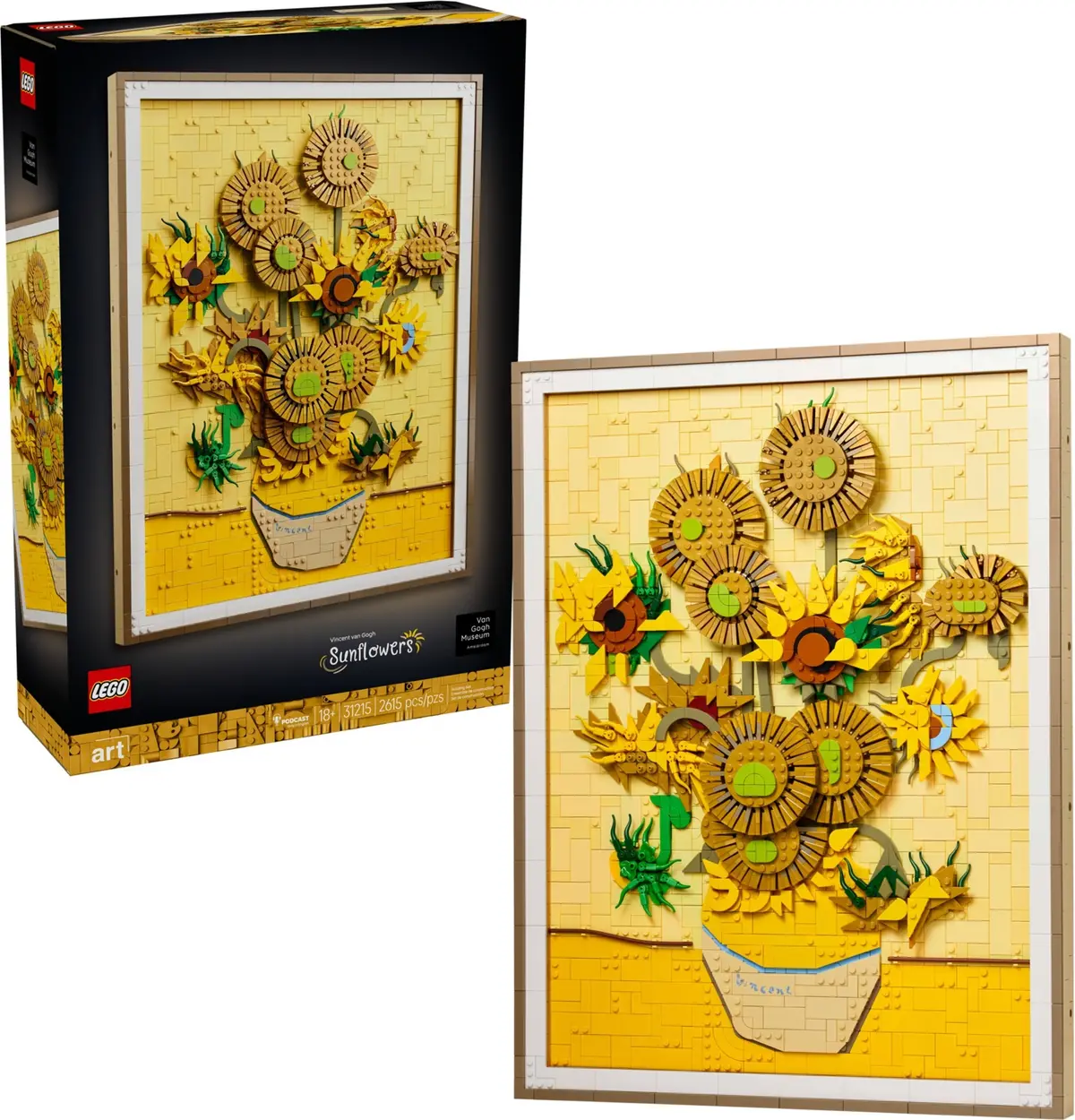 LEGO Art 31215 Vincent van Gogh – Sunflowers set, image 3