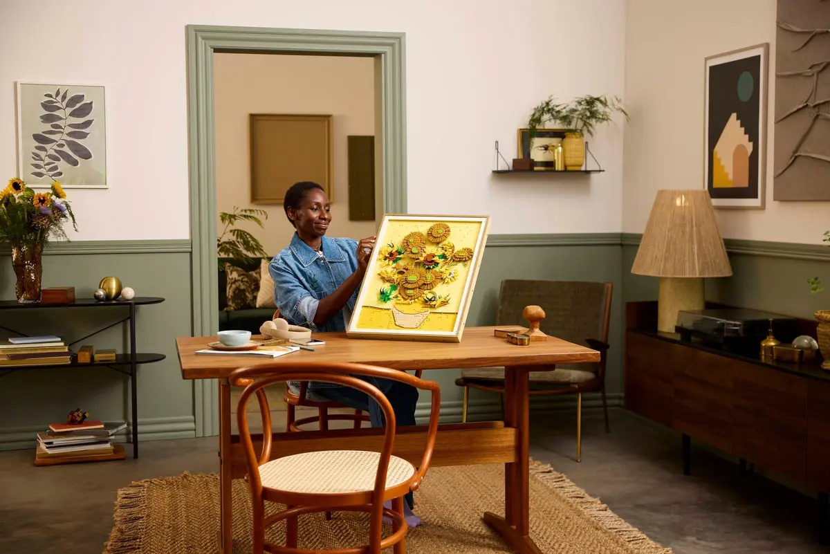 LEGO Art 31215 Vincent van Gogh – Sunflowers set, image 6