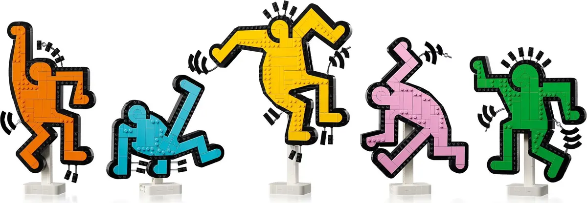 LEGO Art 31216 Keith Haring - Dancing Figures set, image 10