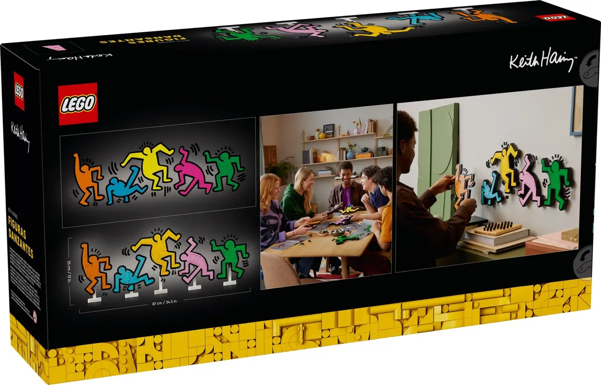 LEGO Art 31216 Keith Haring - Dancing Figures set, image 2
