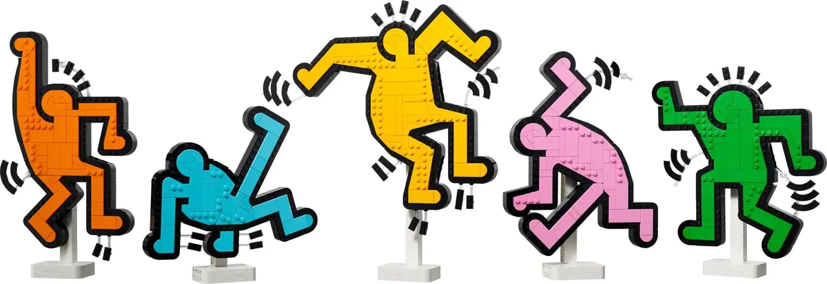 LEGO Art 31216 Keith Haring - Dancing Figures set