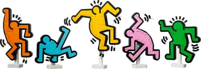 LEGO Art 31216 Keith Haring - Dancing Figures set