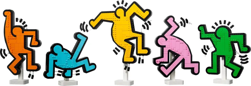 LEGO Art 31216 Keith Haring - Dancing Figures set
