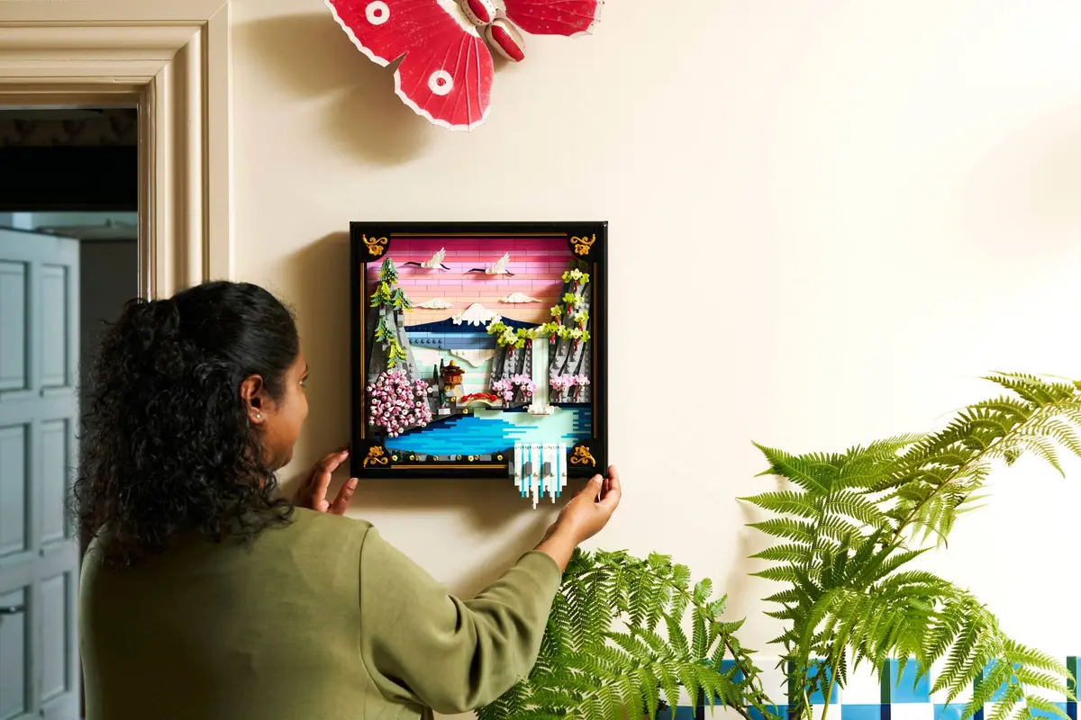LEGO Art 31218 Japanese Cherry Blossom Landscape set, image 11
