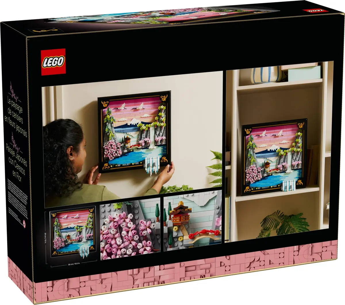 LEGO Art 31218 Japanese Cherry Blossom Landscape set, image 3