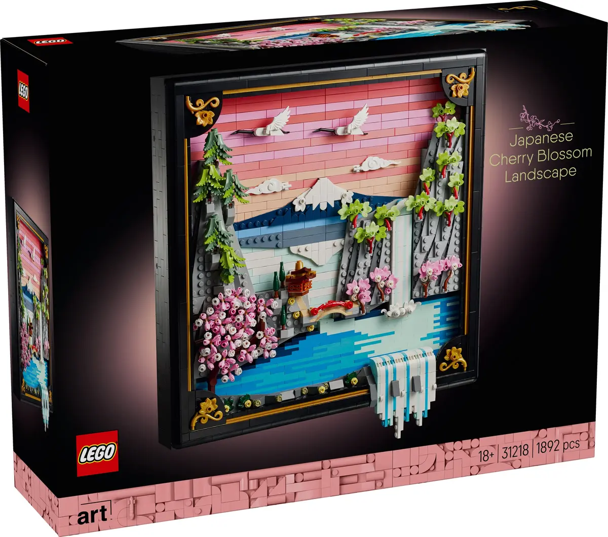 LEGO Art 31218 Japanese Cherry Blossom Landscape set, image 2