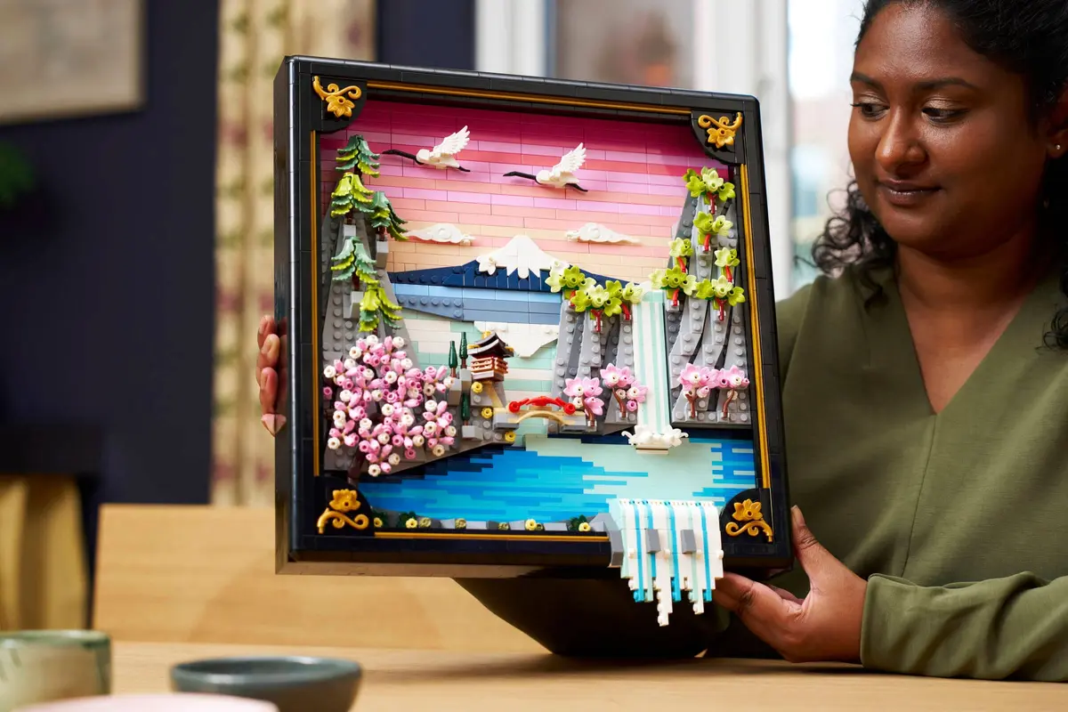 LEGO Art 31218 Japanese Cherry Blossom Landscape set, image 8