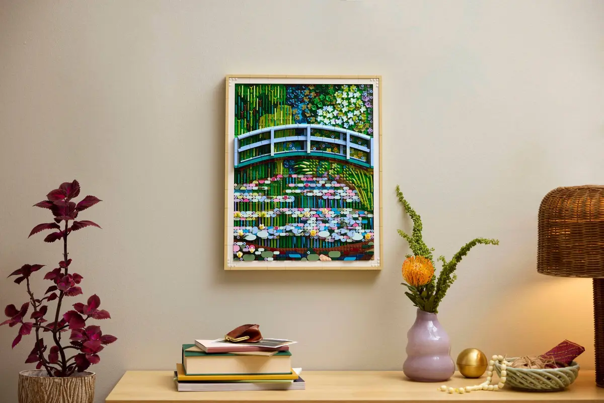 LEGO Art 31220 Claude Monet - Bridge over a Pond of Water Lilies set, image 12