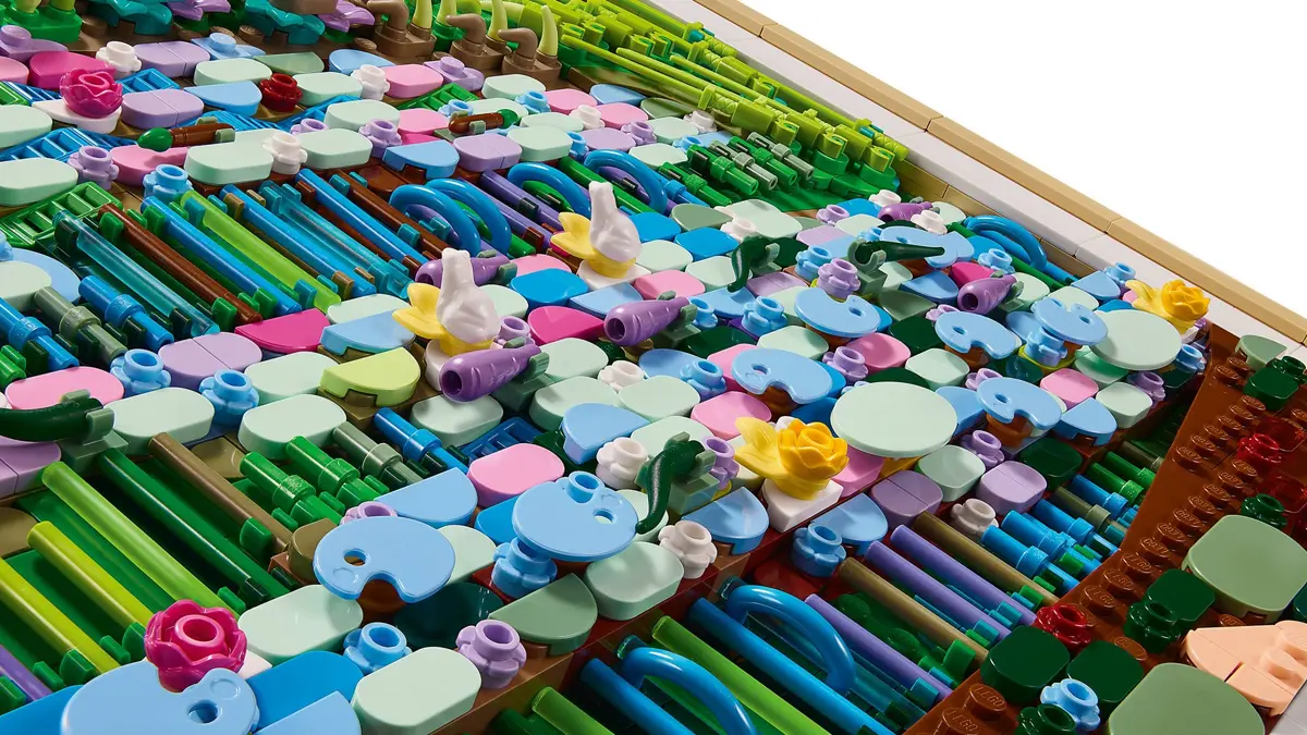 LEGO Art 31220 Claude Monet - Bridge over a Pond of Water Lilies set, image 16