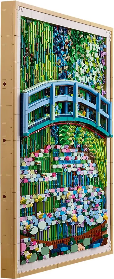 LEGO Art 31220 Claude Monet - Bridge over a Pond of Water Lilies set, image 15