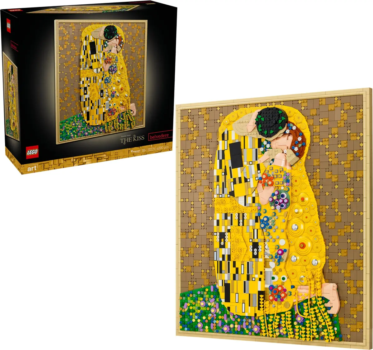 LEGO Art 31221 Gustav Klimt - The Kiss set, image 4