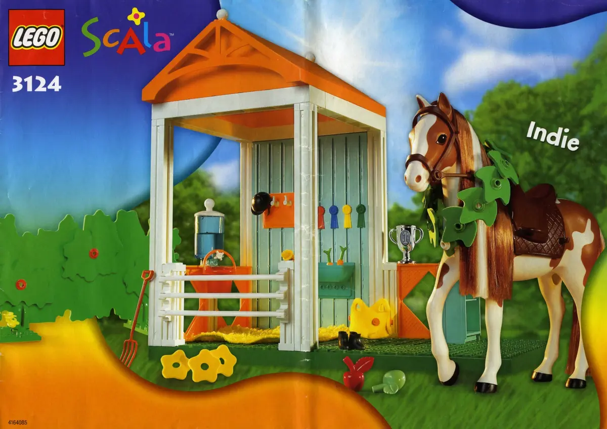 LEGO Scala 3124 Indie's Stable set