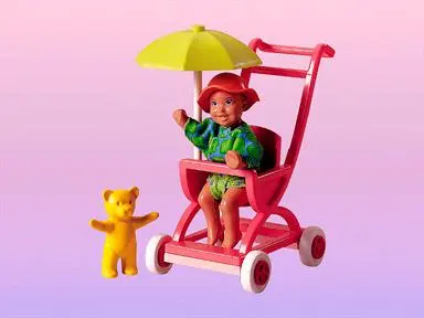 LEGO Scala 3130 Swinging Stroller set