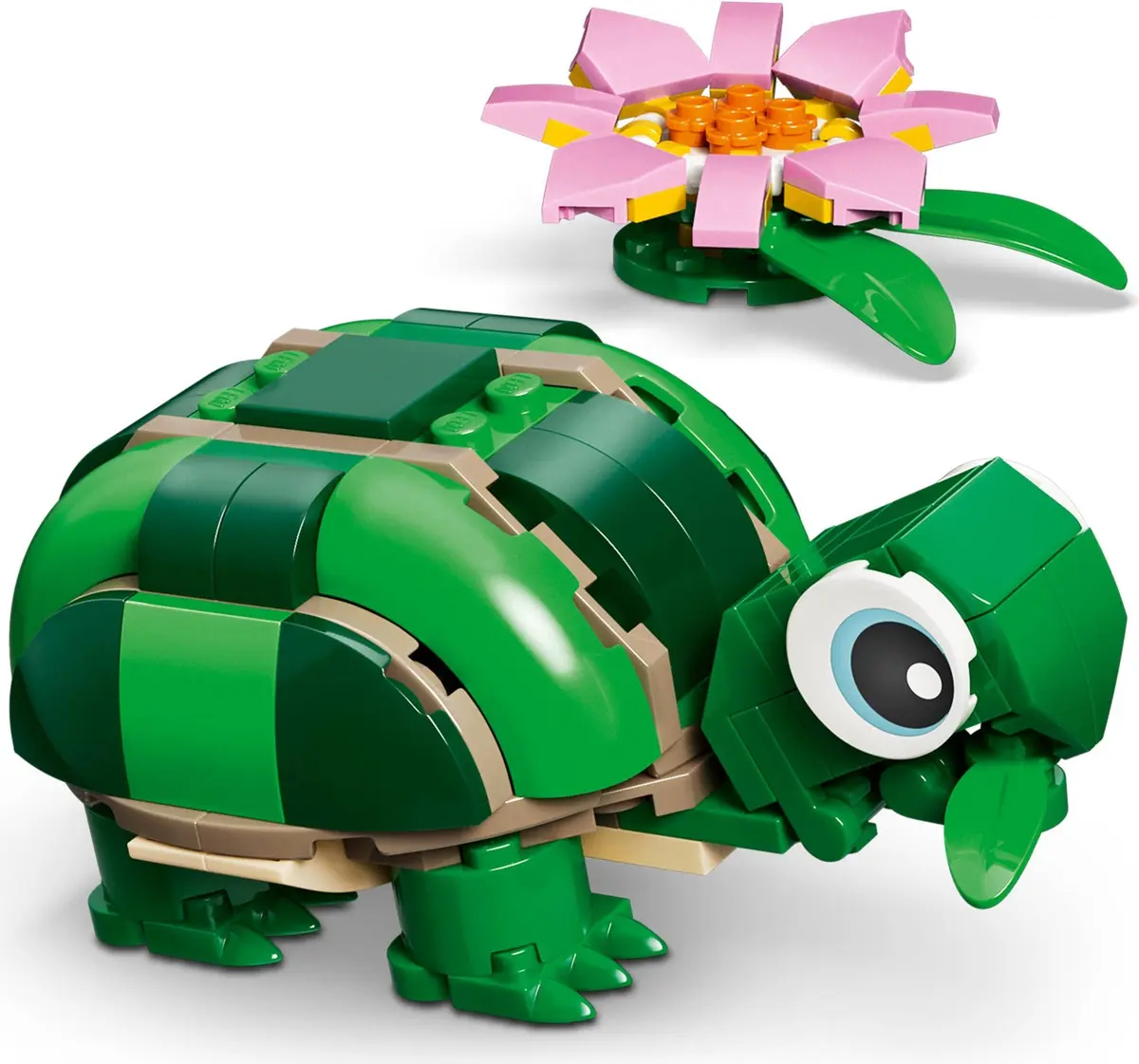 LEGO Creator 31377 Turtle with a Water Lily set, image 10