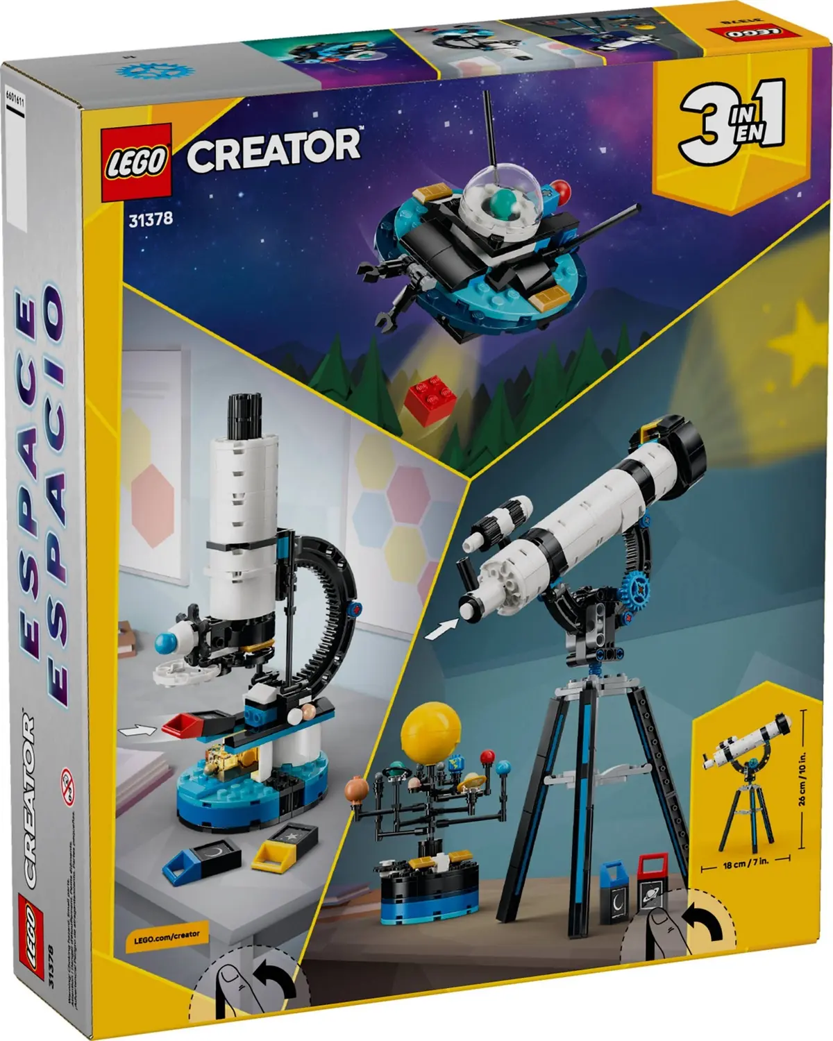 LEGO Creator 31378 Space Exploration Telescope set, image 2