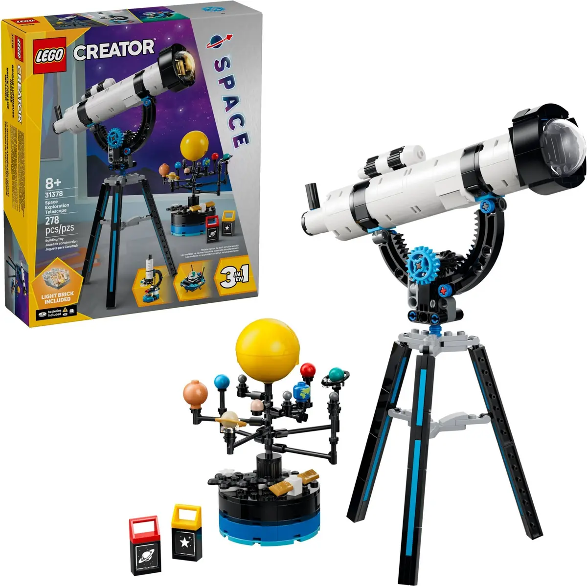 LEGO Creator 31378 Space Exploration Telescope set, image 3