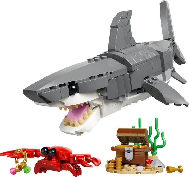 LEGO Creator 31381 Fierce Shark with a Treasure Chest set