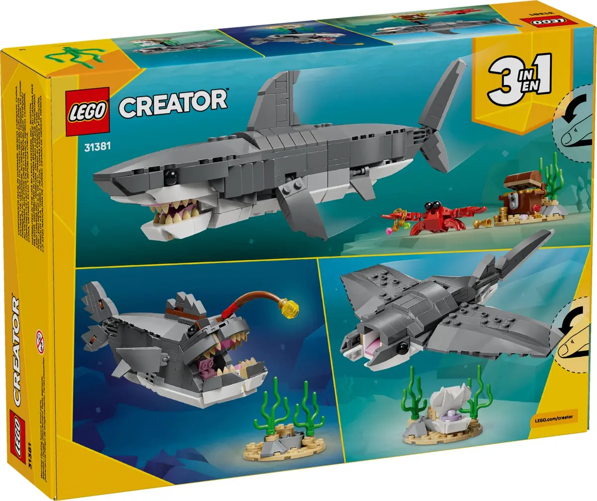 LEGO Creator 31381 Fierce Shark with a Treasure Chest set, image 2