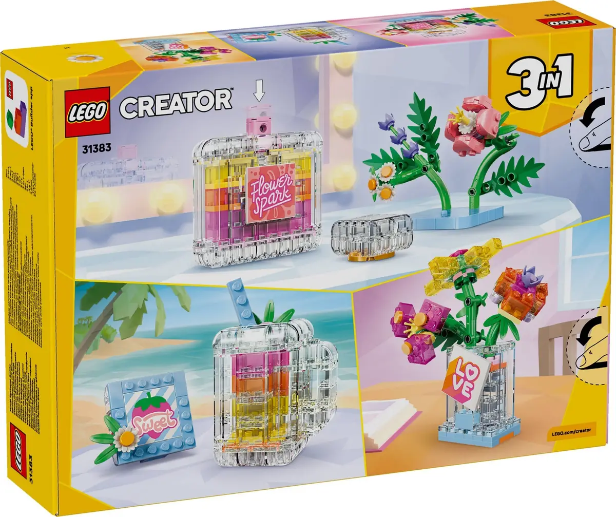 LEGO Creator 31383 Floral Perfume Bottle set, image 3