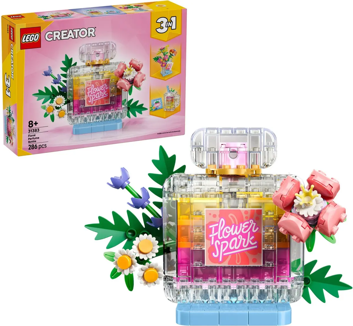 LEGO Creator 31383 Floral Perfume Bottle set, image 4