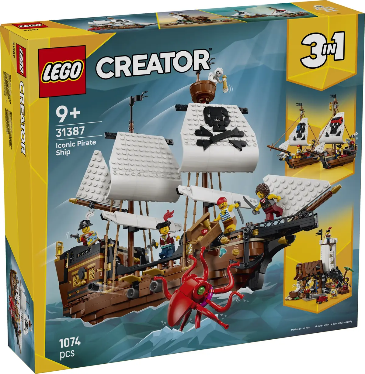 LEGO Creator 31387 Iconic Pirate Ship set, image 2