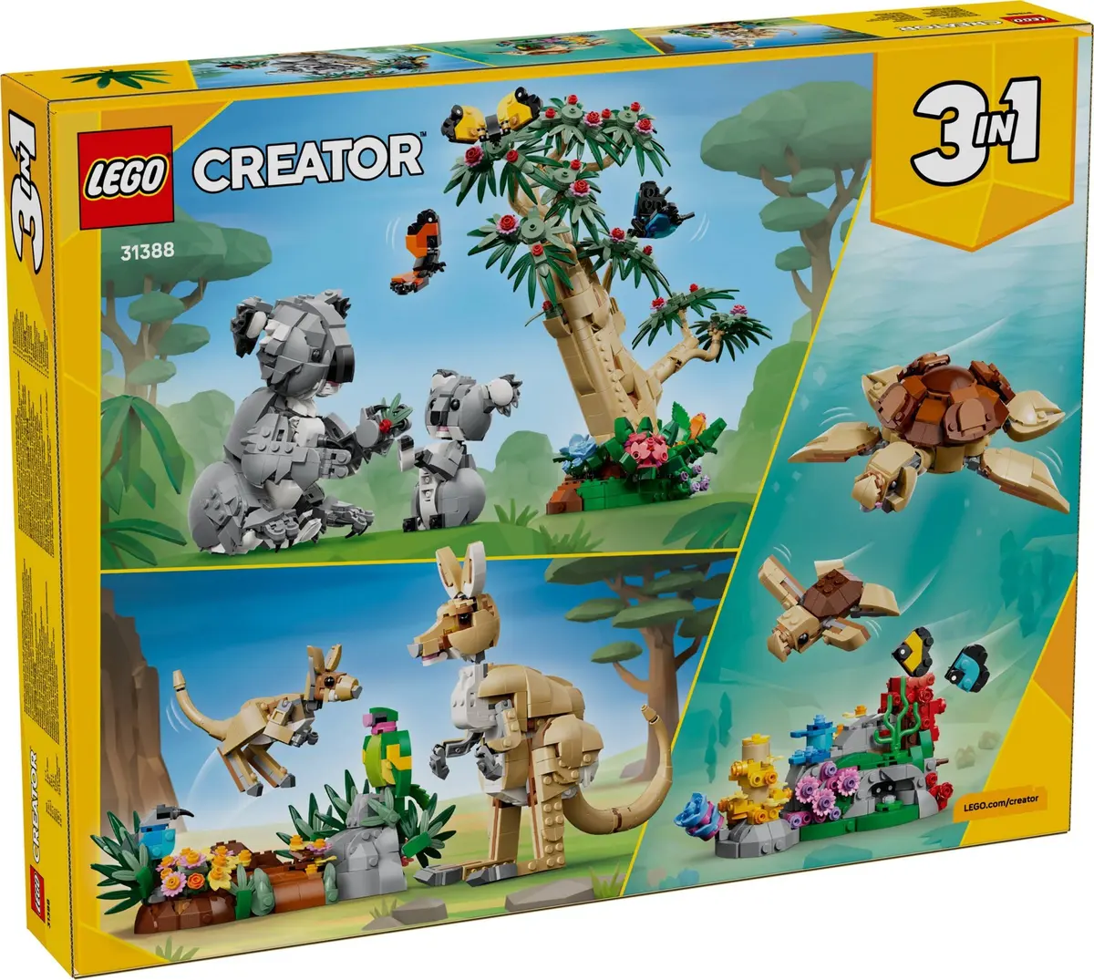 LEGO Creator 31388 Wild Animals: Family of Koalas set, image 3