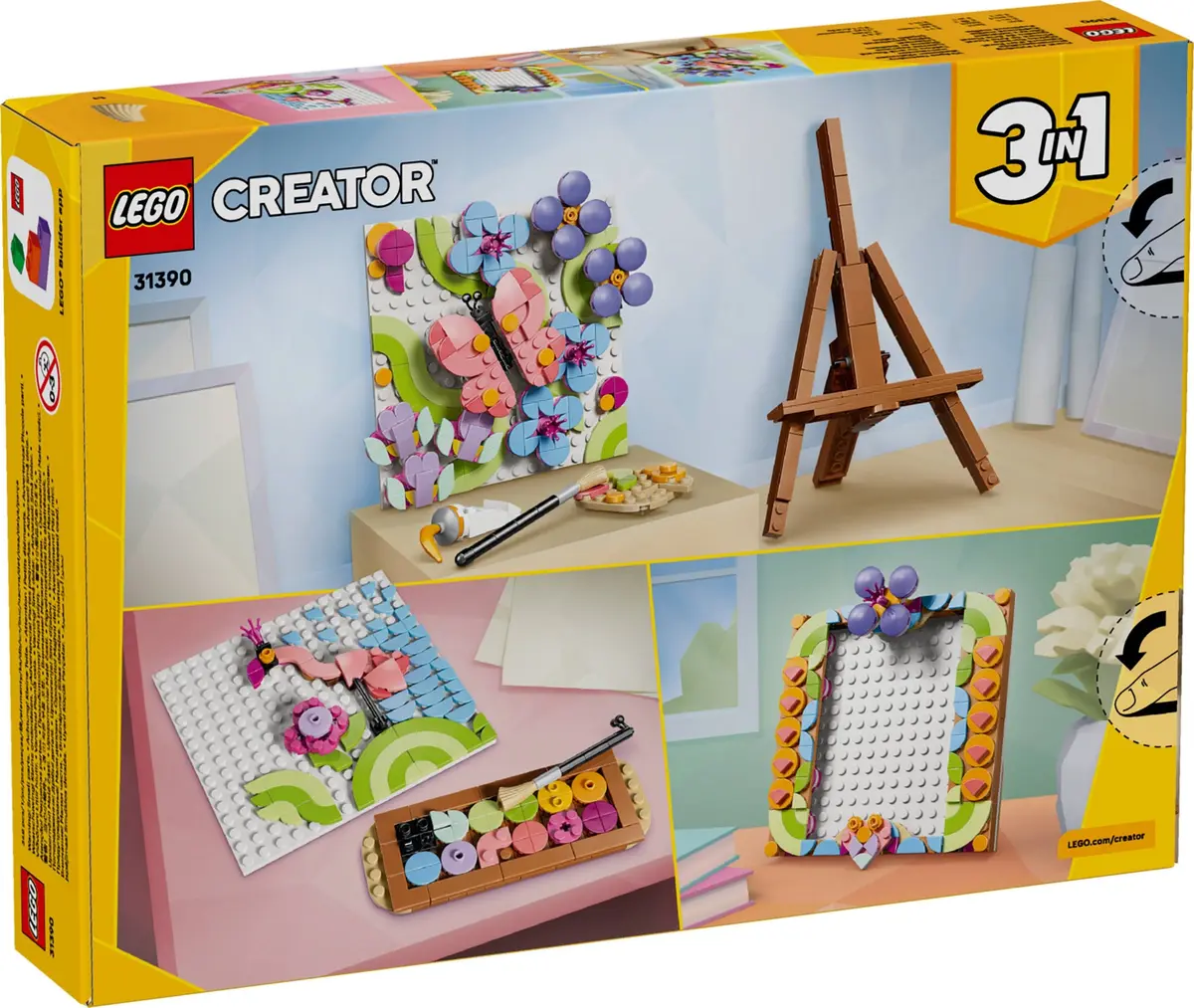 LEGO Creator 31390 Floral Art Painting set, image 2