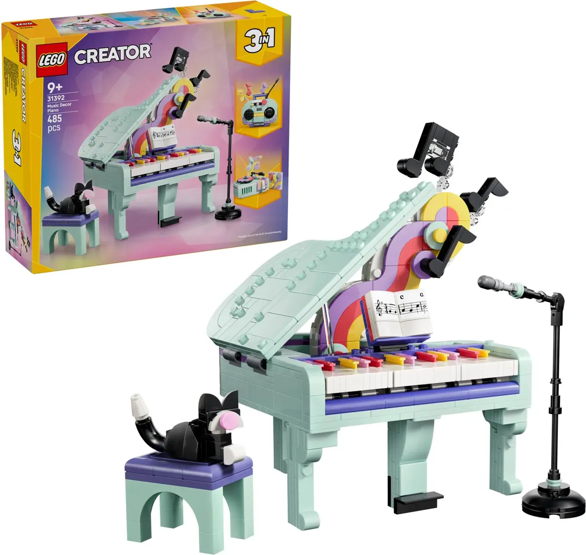 LEGO Creator 31392 Music Decor Piano set, image 3