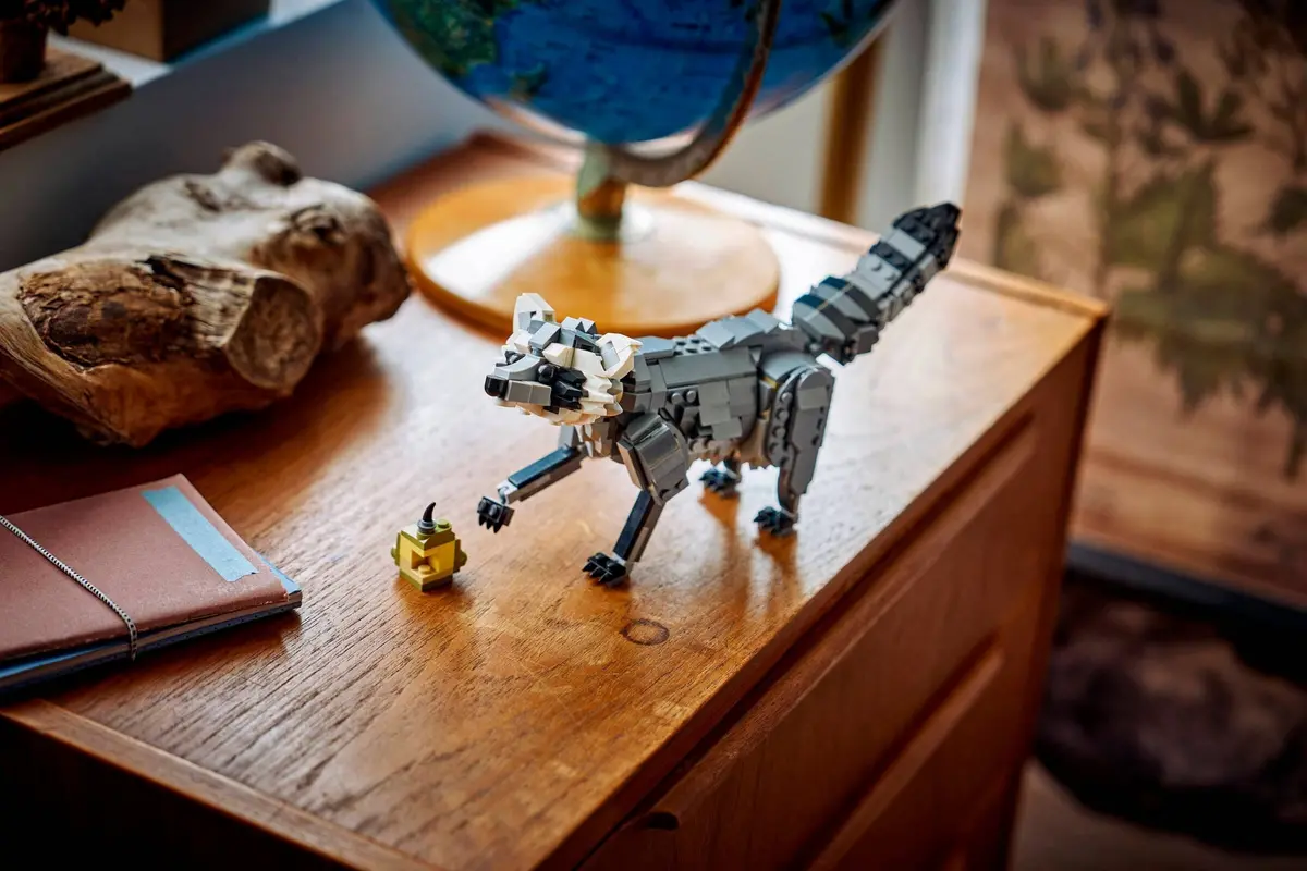LEGO Creator 31393 Forest Animals: Grey Wolf set, image 9