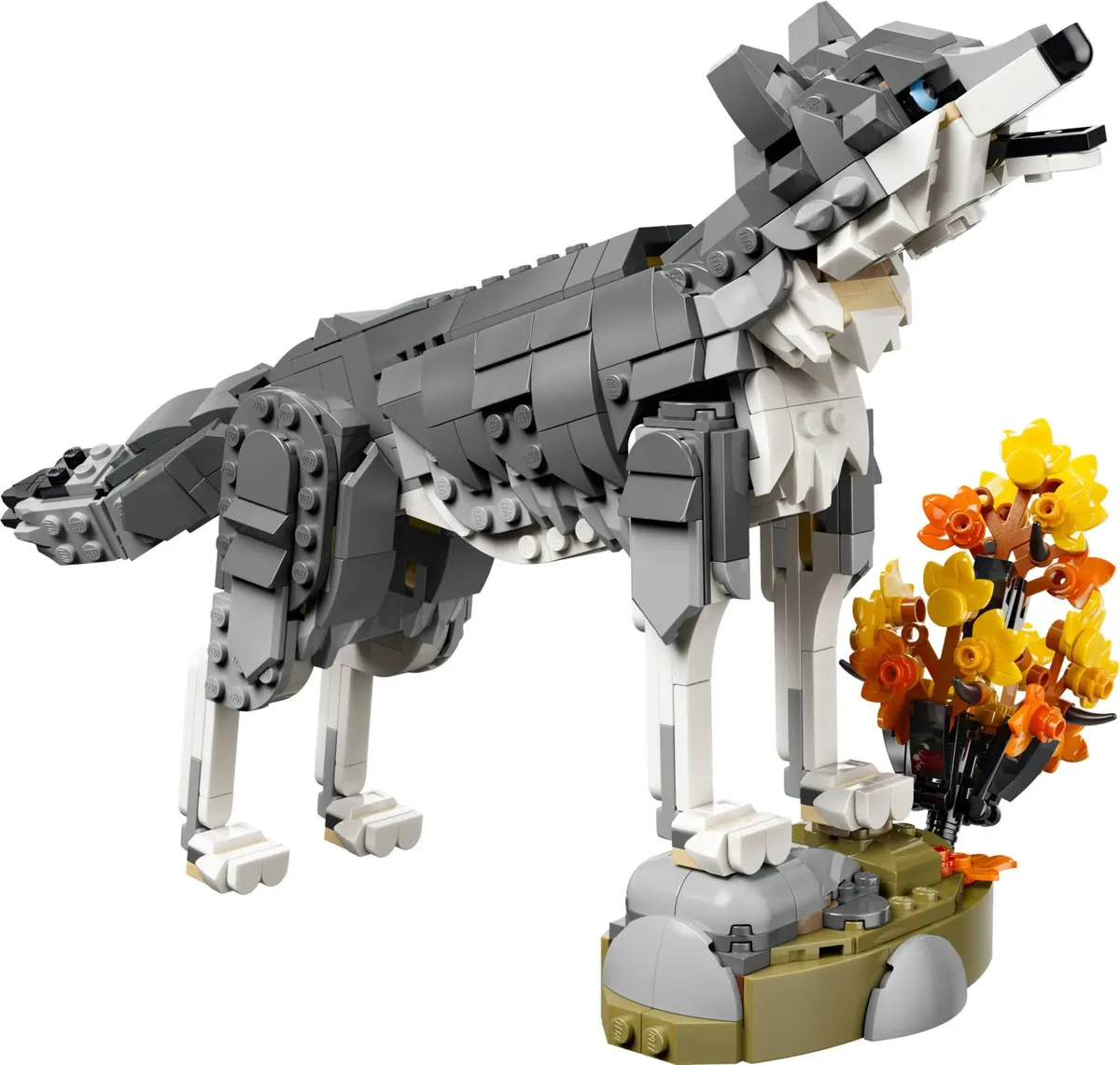 LEGO Creator 31393 Forest Animals: Grey Wolf set, image 11