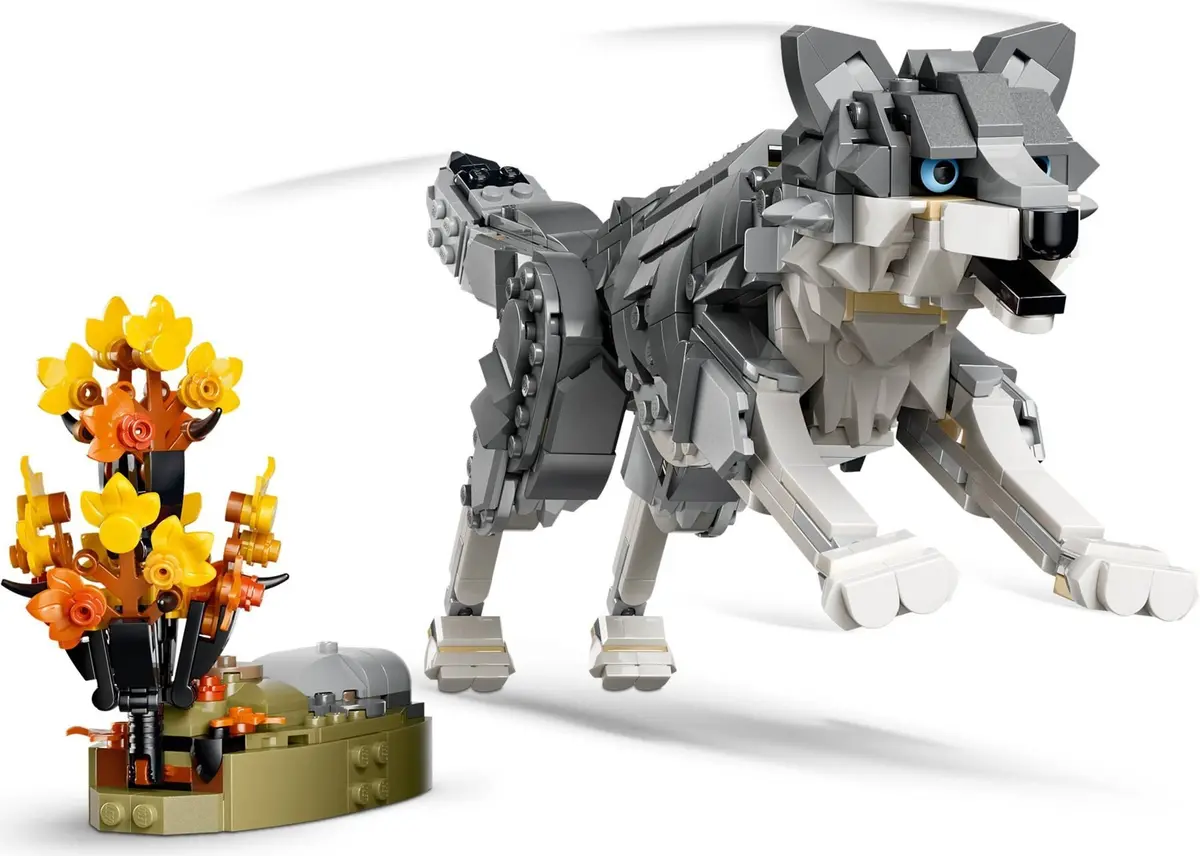 LEGO Creator 31393 Forest Animals: Grey Wolf set, image 14