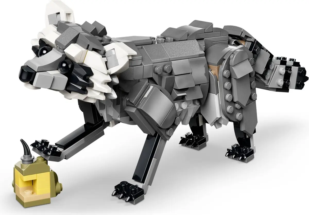 LEGO Creator 31393 Forest Animals: Grey Wolf set, image 13
