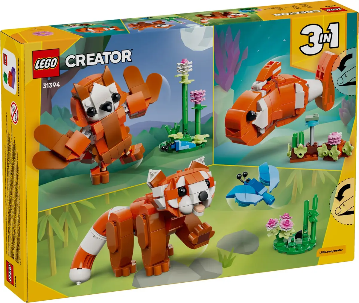 LEGO Creator 31394 Red Panda set, image 3