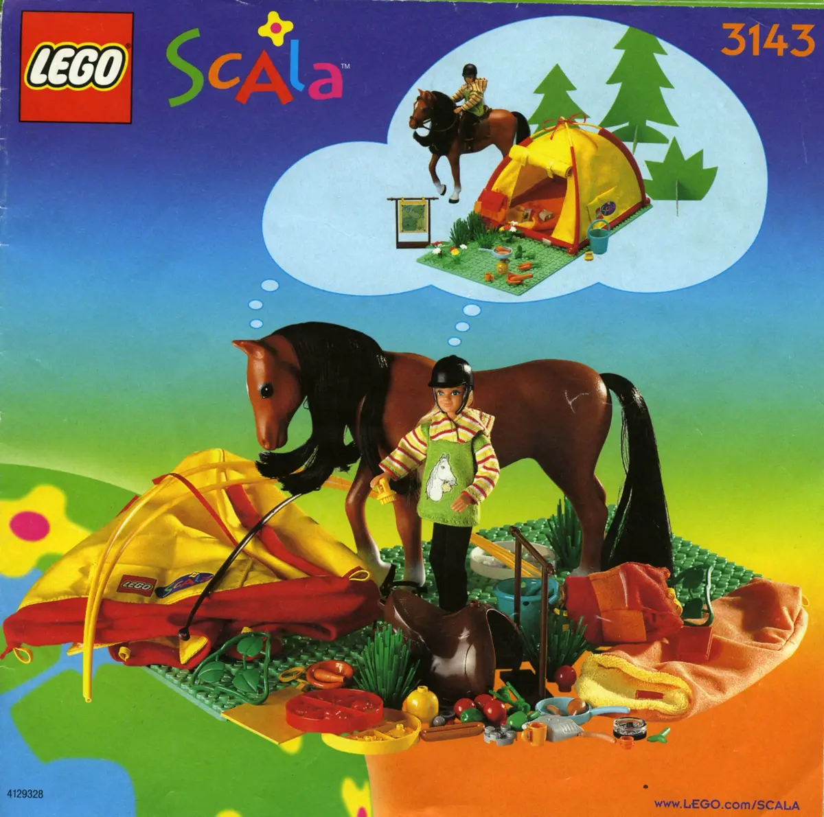 LEGO Scala 3143 Camping Trip set