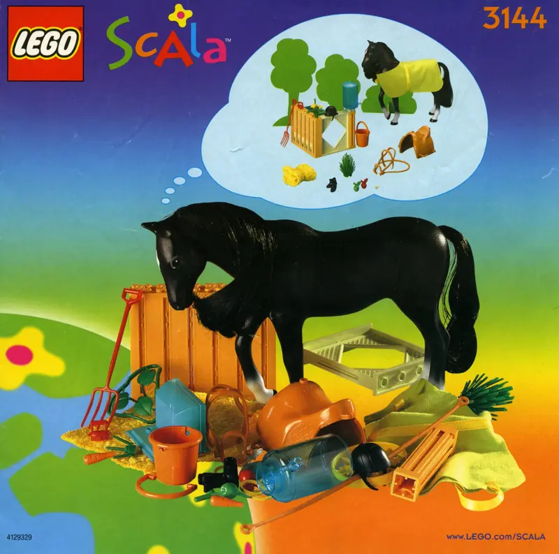 LEGO Scala 3144 Horse Stable set