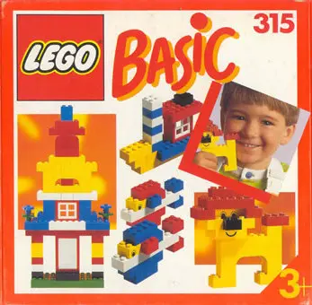 LEGO Basic 315 Basic Building Set, 3+ set
